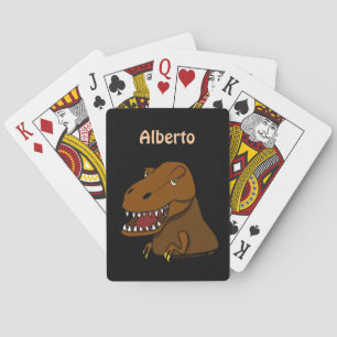 Cartes de jeu personnalisées par Dino de Rex de