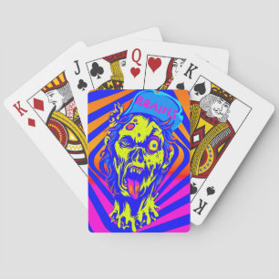 Cartes de jeu personnalisées Zombie