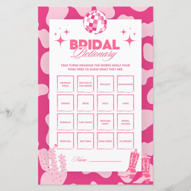 Cartes de jeu Pink Disco Cowgirl (Devant)