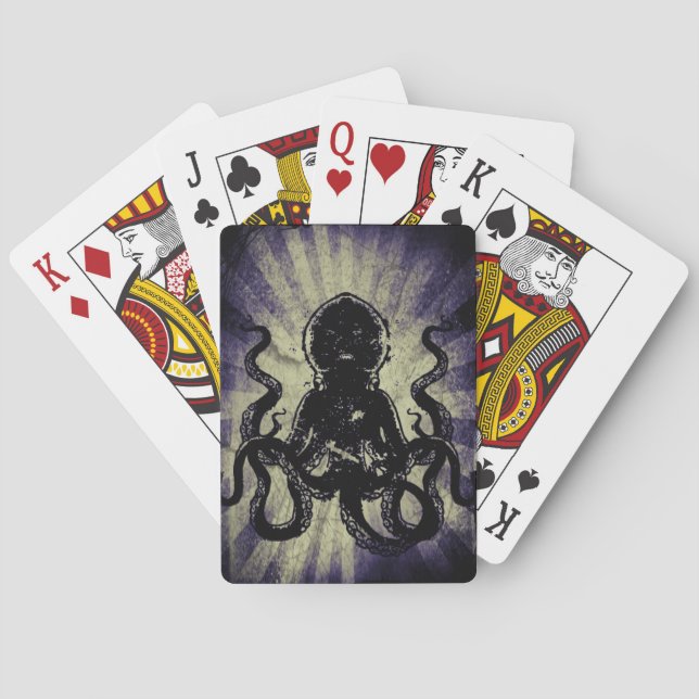 Cartes de jeu : Poulpe (dos)