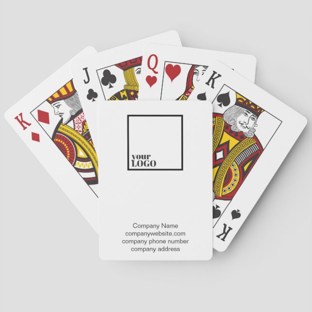 Cartes de jeu promotionnelles marquées par coutume (dos)