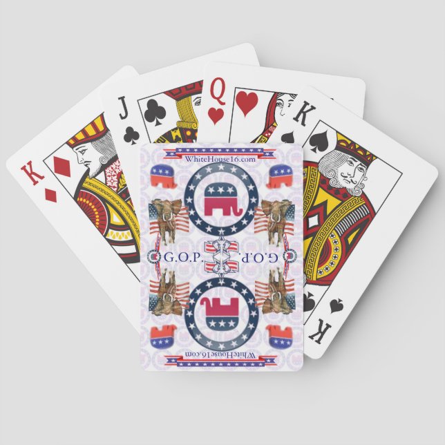 Cartes de jeu républicaines (dos)