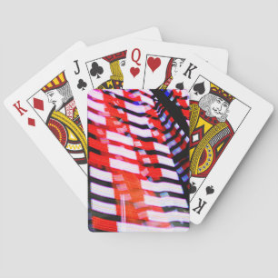 Cartes de jeu rouge blanc et bleu classique