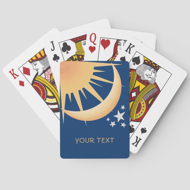Cartes de jeu Sun, Moon et Stars (dos)