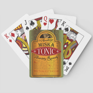 Cartes de jeu toniques d'Armitage Miska