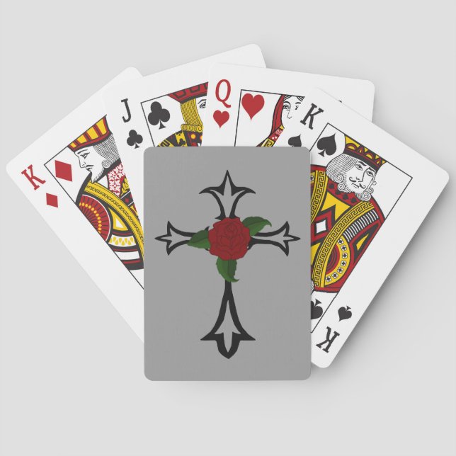 Cartes de jeu Tribal Cross (dos)