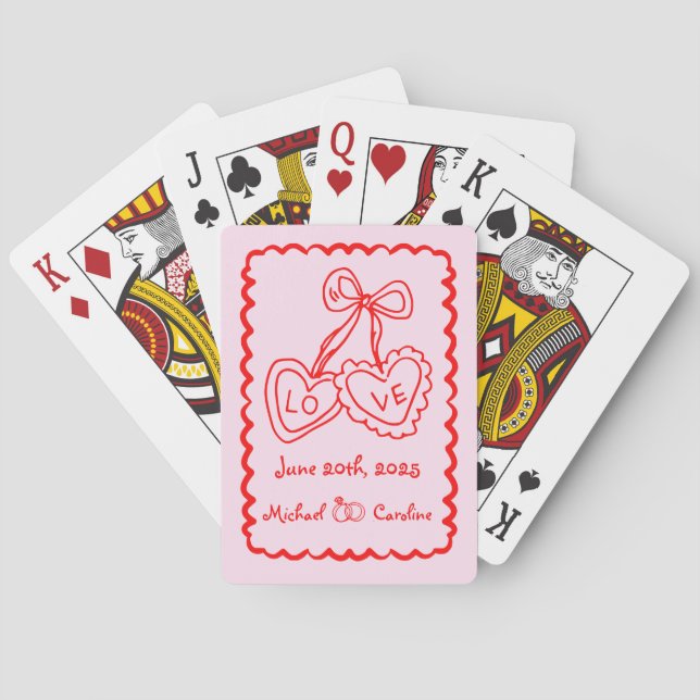 Cartes de jeu Whimsical personnalisées (dos)