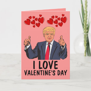 CARTES DE JOUR DE DONALD TRUMP VALENTINE