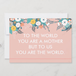 Cartes de jour des mères Citer Sentiments