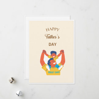 Cartes de jour des Pères pliables | FÊTE DES PÈRES