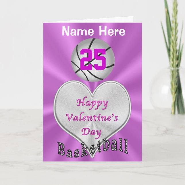 Cartes de jour personnalisées de valentines de bas (Devant)