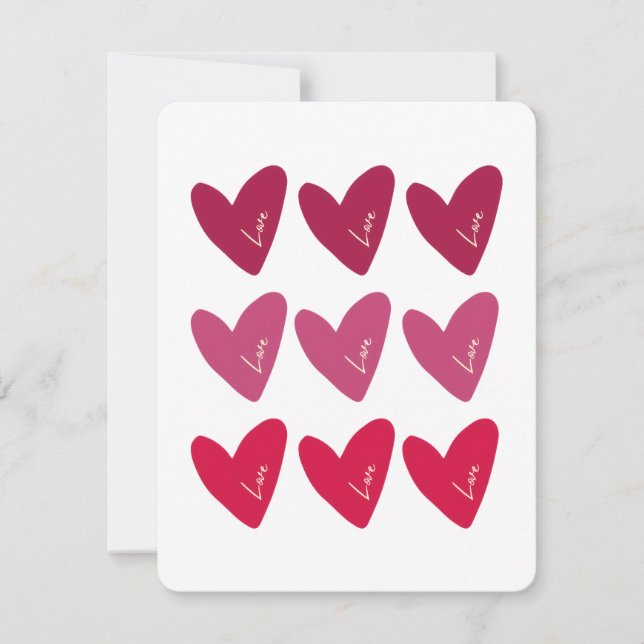 Cartes de la Saint-Valentin (Devant)