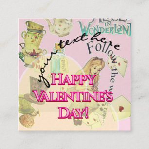Cartes de la Saint-Valentin Alice au Pays des Merv