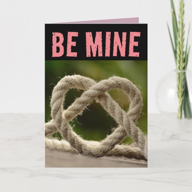  CARTES DE LA SAINT-VALENTIN AVEC CORDES POUR FEMM (Devant)
