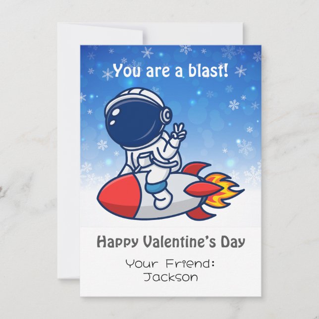 Cartes de la Saint-Valentin en classe (Devant)