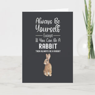 Cartes de Lapin Mignon Humour Drôle de Lapin Dessi