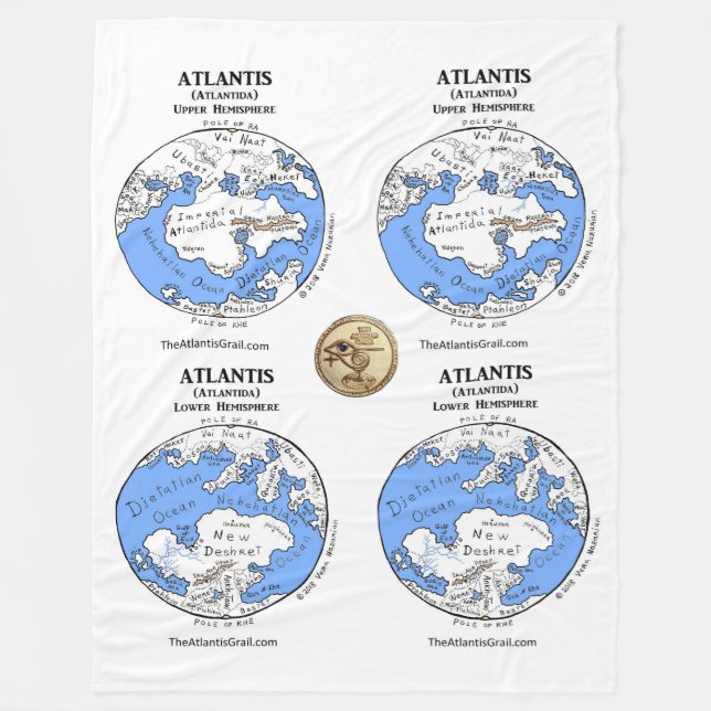 Cartes de l'Atlantis - Couverture en polaire (Devant)