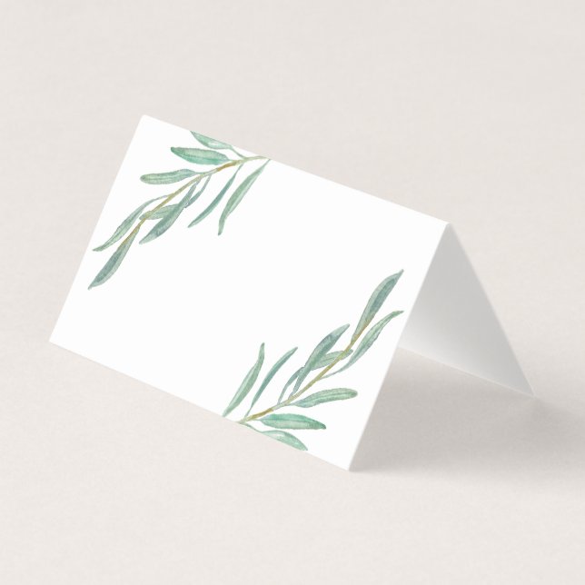 Cartes de lieu pliées Rustique (Devant)