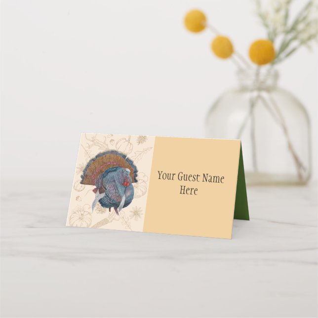 Cartes de lieu Thanksgiving (Devant)
