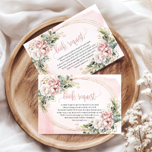 Cartes de livre pour Baby Shower avec paillettes e