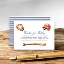 Cartes de livres de baseball pour bébé