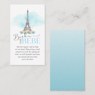 Cartes de livres pour Bébé Baby Shower Insert