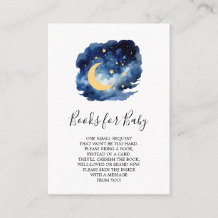 Cartes de livres pour bébé Moon and Stars Boy