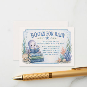 Cartes de livres pour bébé Shower Baby Under the S