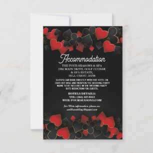 Cartes de logement de fête de Las Vegas Casino Mar