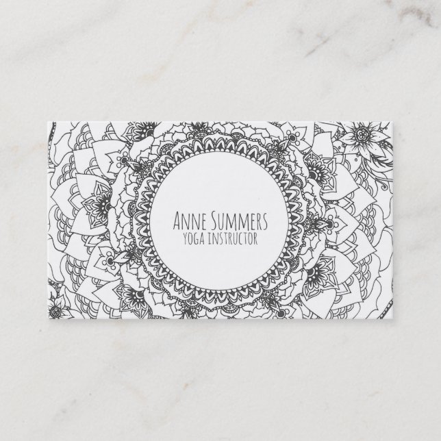 Cartes de mandala de Pleine lune (Devant)