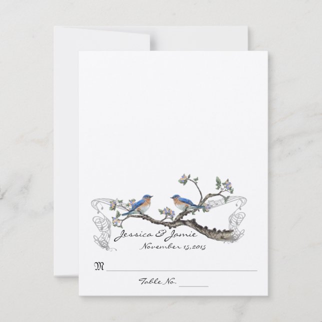 Cartes de mariage à plier en forme de tente en DIY (Devant)