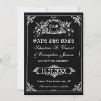Cartes de mariage à thème de conte de fées pour an