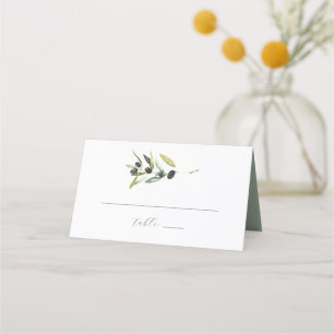 Cartes de mariage Aquarelle Olive Branche