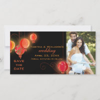 Cartes de mariage avec photo "Save the Date" Lante