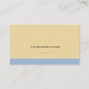 Cartes de Mariage bleu clair et crème