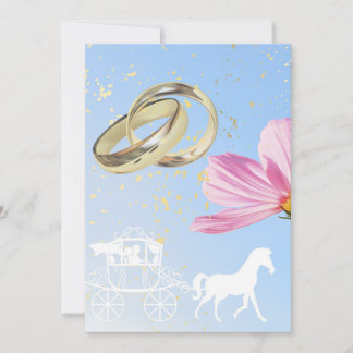Cartes de mariage Cendrillon