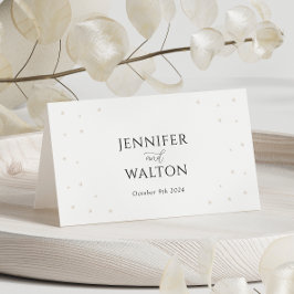 Cartes de Mariage de perles blanches
