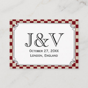 Cartes de Mariage en carton vapeur