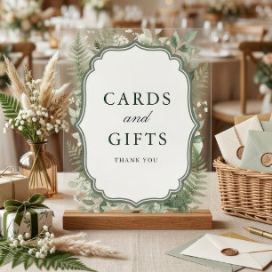 Cartes de mariage et cadeaux de forêt enchantée aq