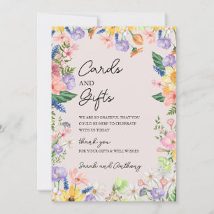 Cartes de mariage et cartes cadeaux fleurs sauvage