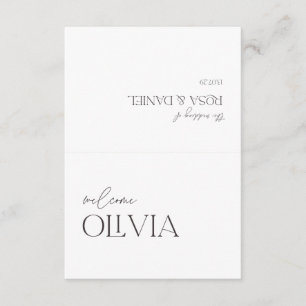 Cartes de mariage jointes – Inscriptions personnal