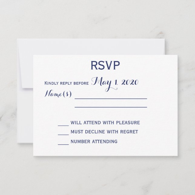 Cartes de mariage Nautique Monogrammé Personnalisé (Devant)