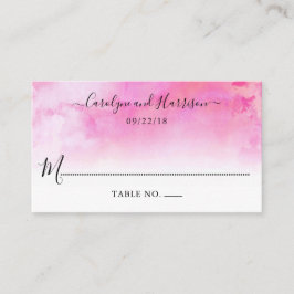 Cartes de Mariage Ombre Aquarelle - Rose