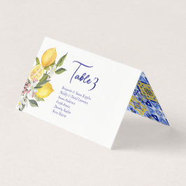 Cartes de Mariage pour citrons méditerranéens