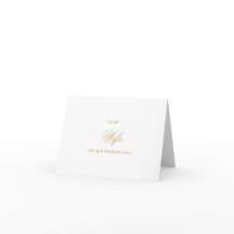 Cartes de mariage pour ma femme