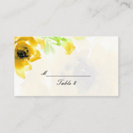 Cartes de Mariage Rose Jaune