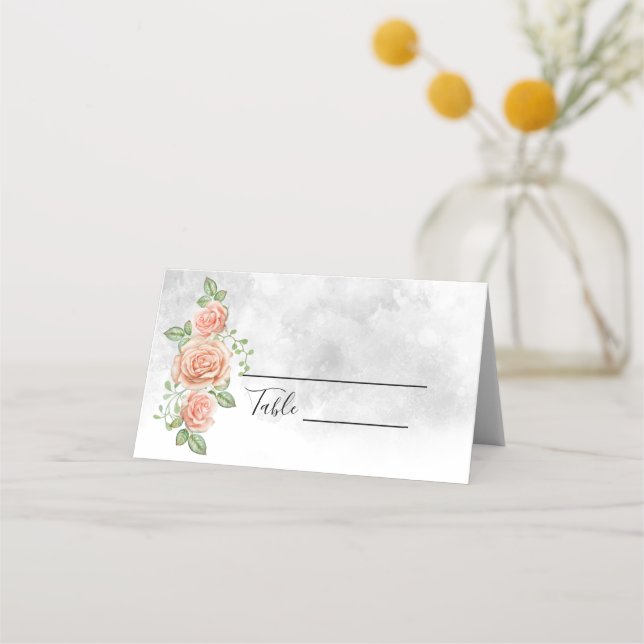Cartes de mariage rose vif (Devant)