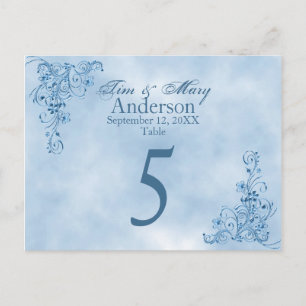 Cartes de mariage : Sky Blue Elegance