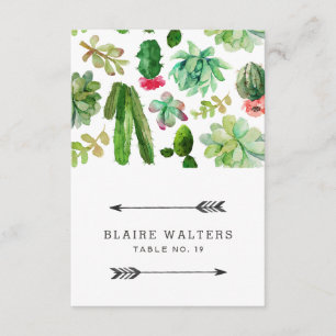 Cartes de Mariage Succulentes du désert