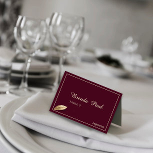 Cartes de menu Classiques & Élégants I Bulga Rose